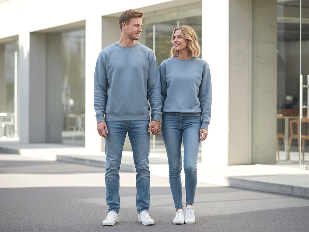 V-Stitch Terry Sweatshirt - View 2