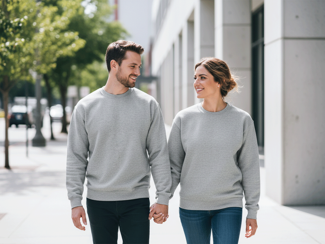 Blank Crewneck Sweatshirt by Gildan - View 1