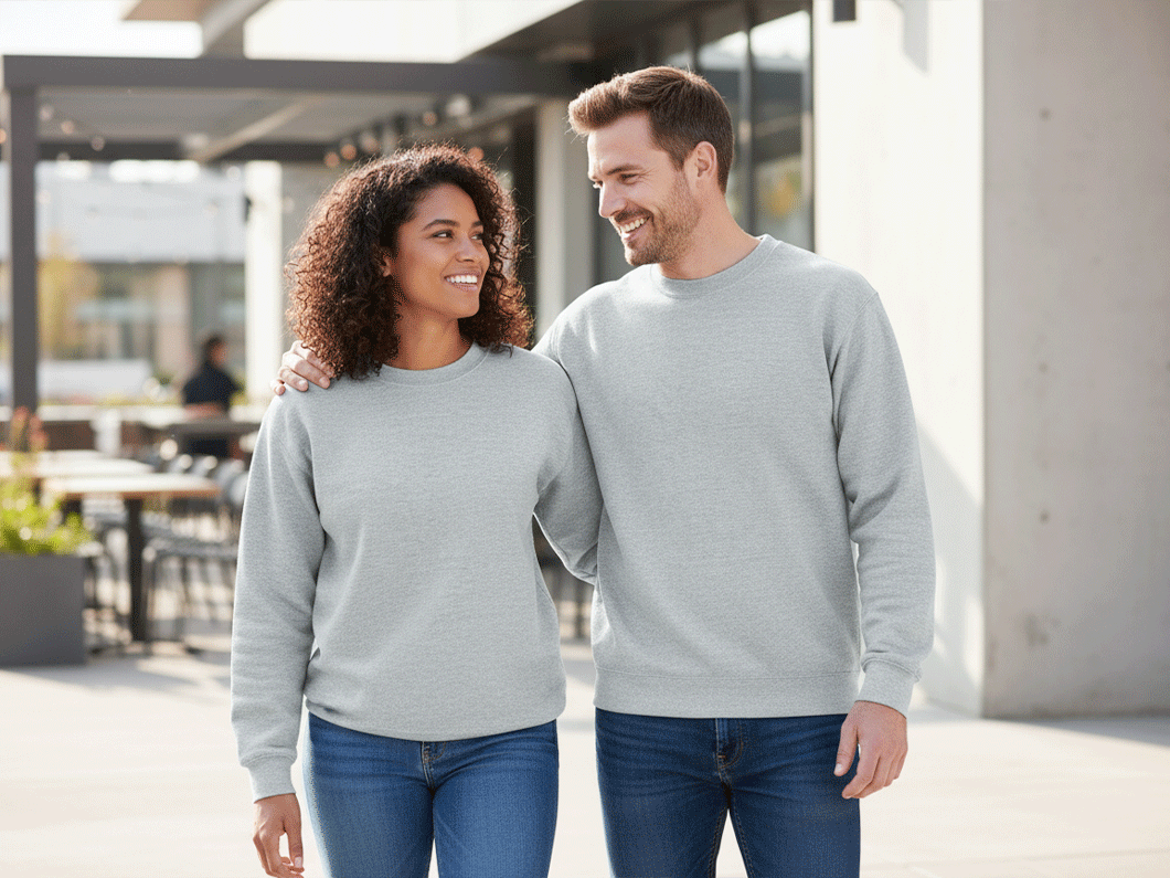 Blank Crewneck Sweatshirt by Gildan - View 3