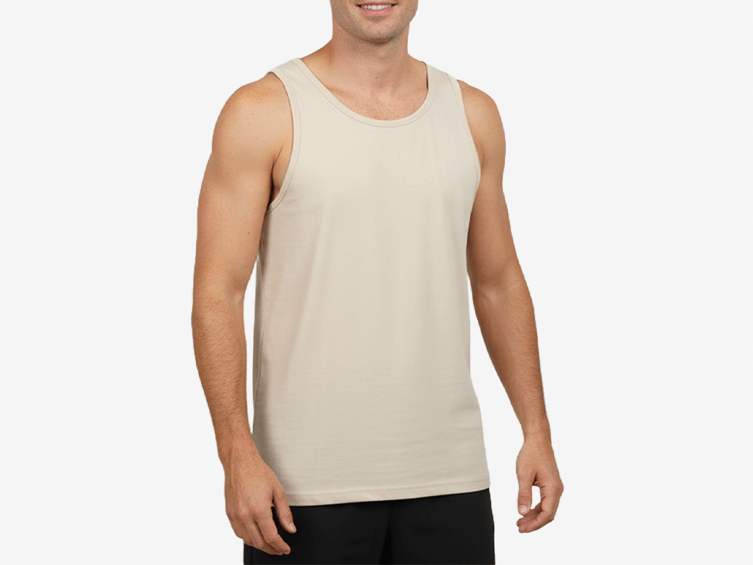 Unisex Colorful Cotton Tank Top - View 3