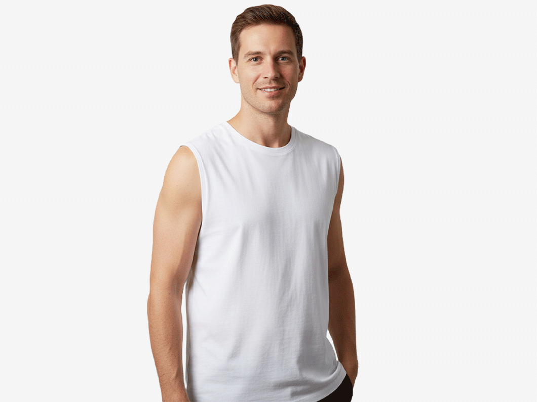 Unisex Affordable Cotton Tank Top - View 3