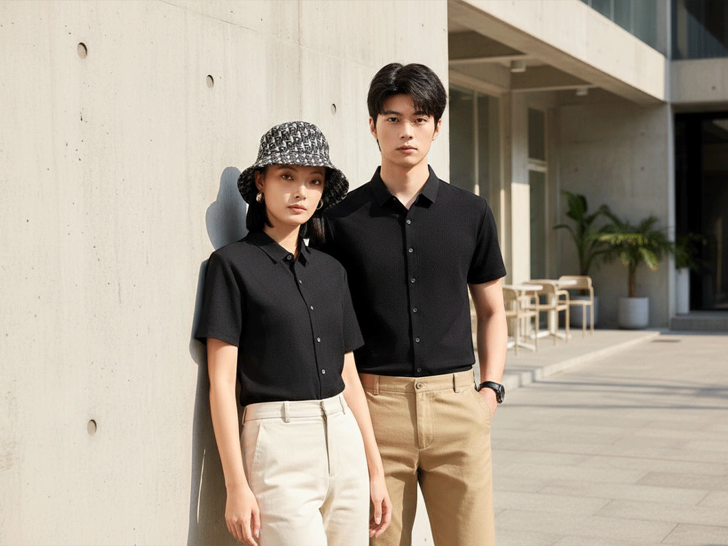 Breathable Stretch Dress Shirt - View 2