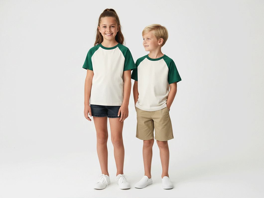 Youth Color Block Raglan T-Shirt