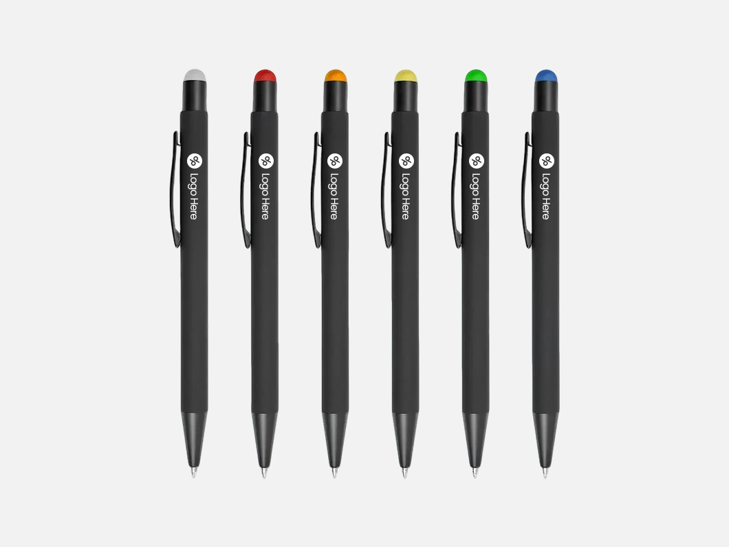 Aluminum Stylus Click Ballpoint Pen