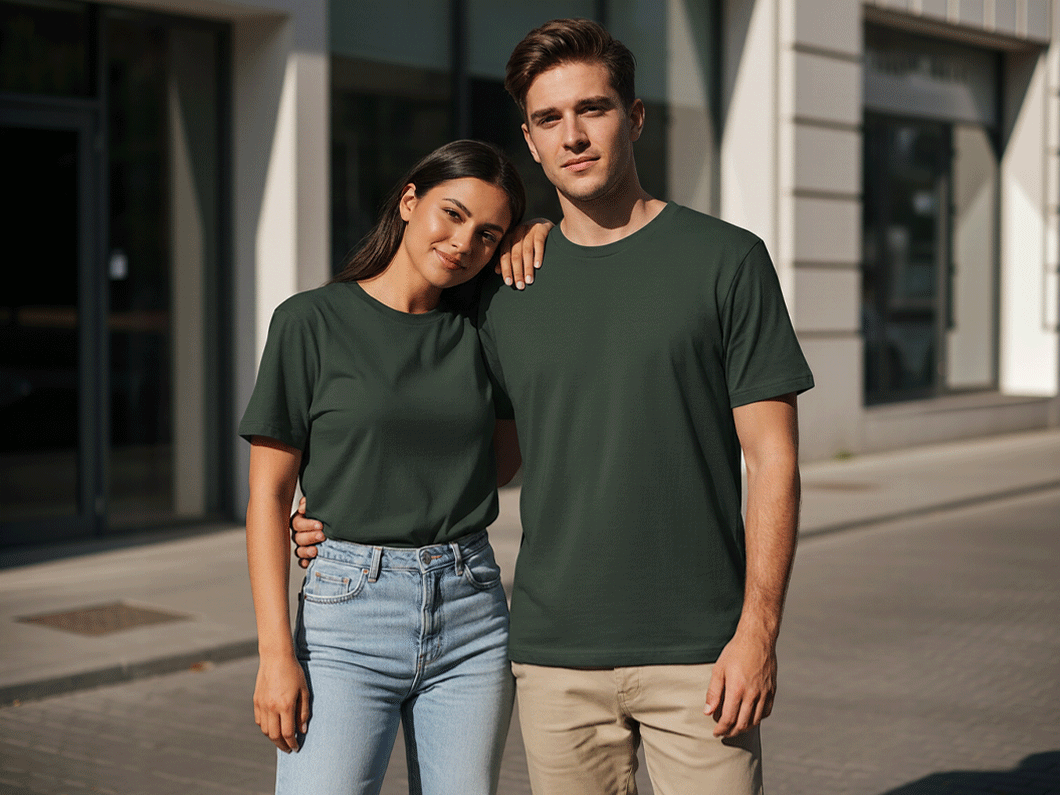 Cotton-Sorona Blend T-Shirt - View 1