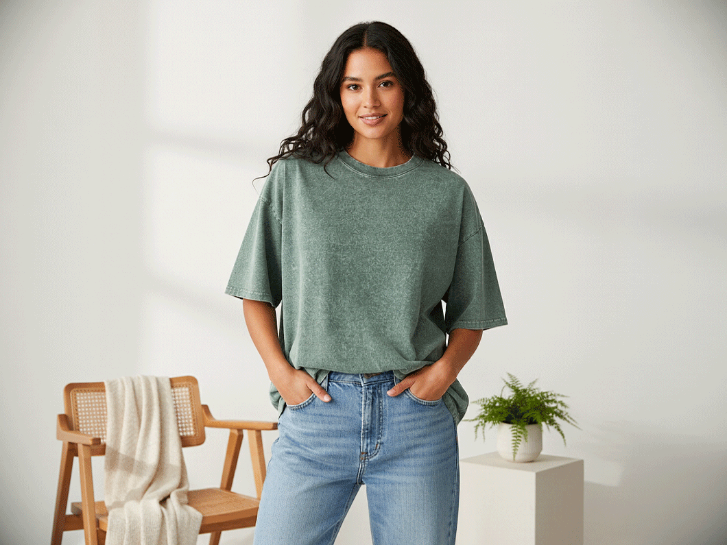 Washed Cotton T-Shirt