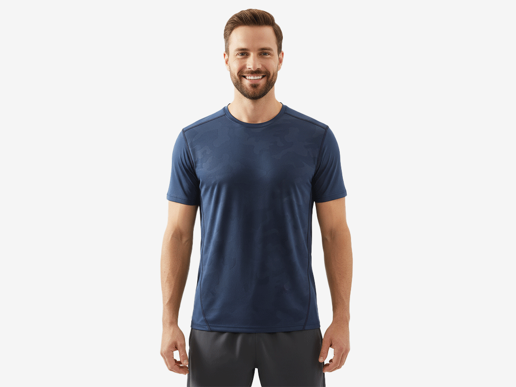 Embossed Active T-Shirt - View 2