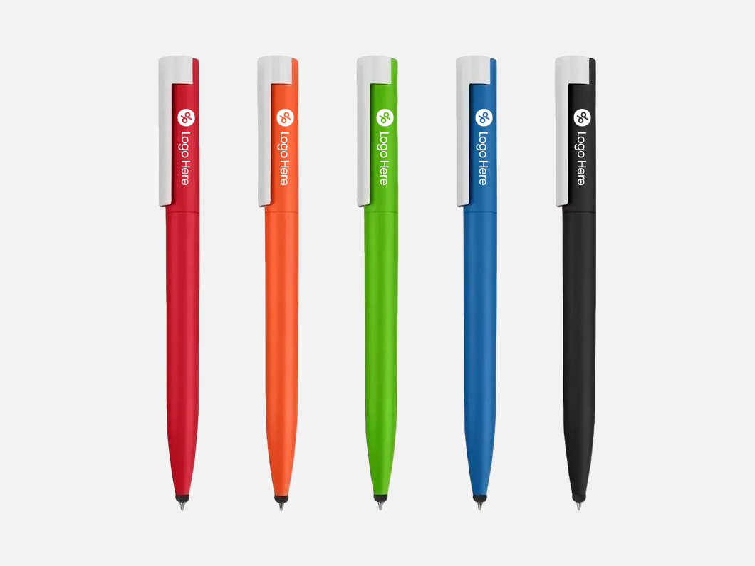 Stylus Pen with White Clip