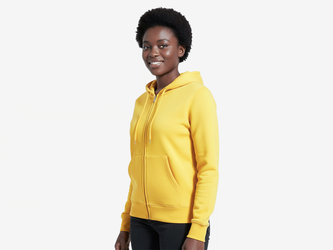 Casual Fleece Zip Hoodie - View 3
