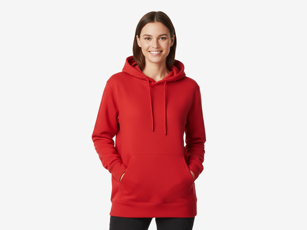 Brushed Fleece Hoodie - View 2
