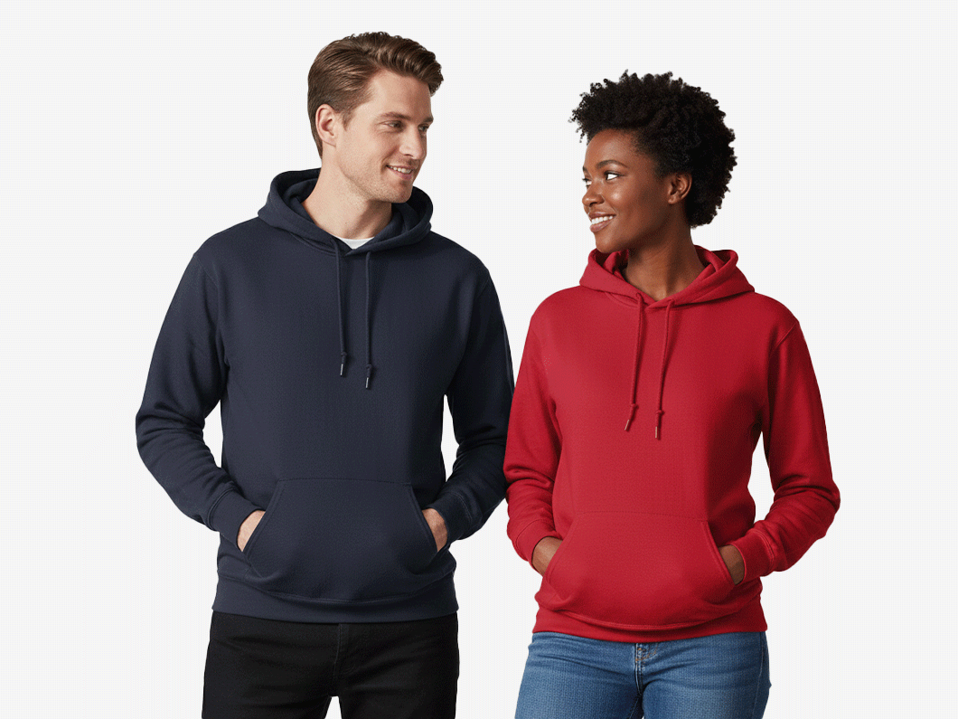 Blank Pullover Hoodie by Gildan - View 1
