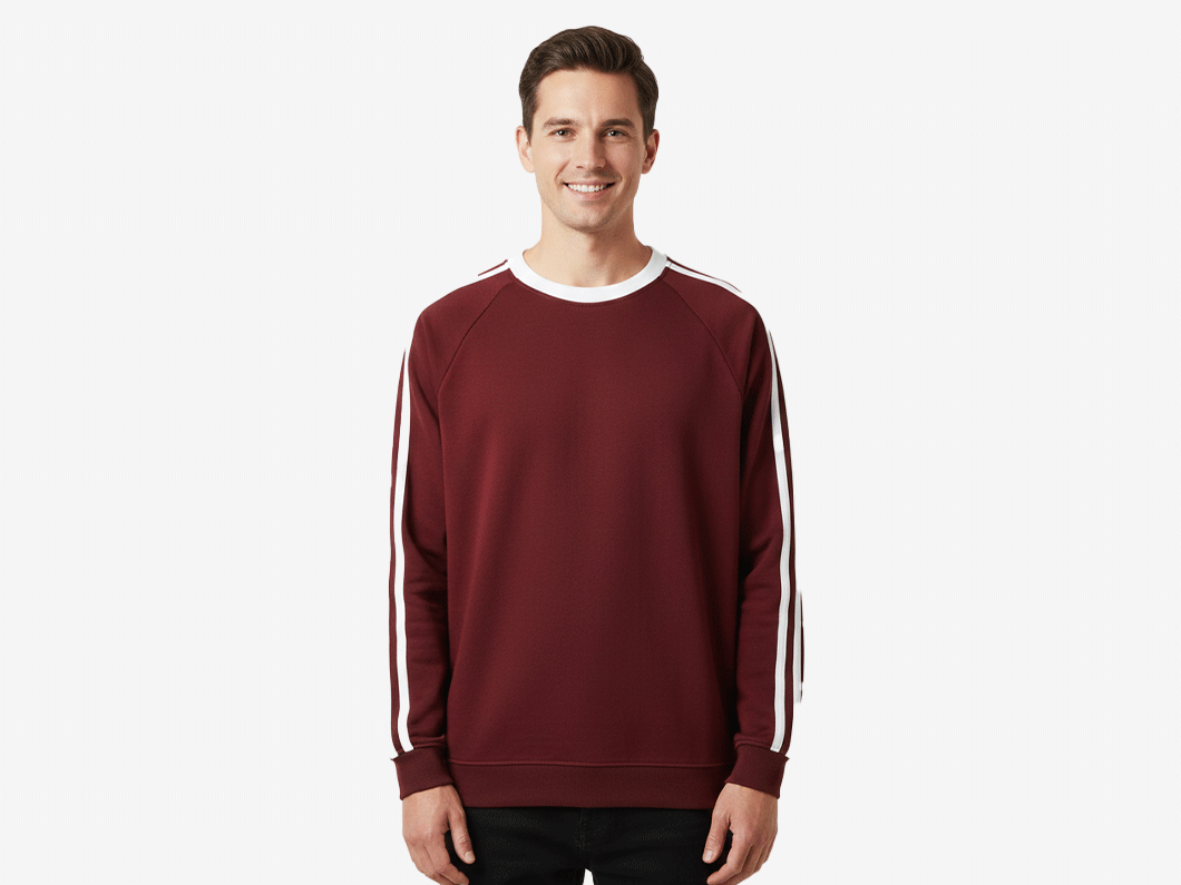 Varsity Stripe Sweatshirt - View 2