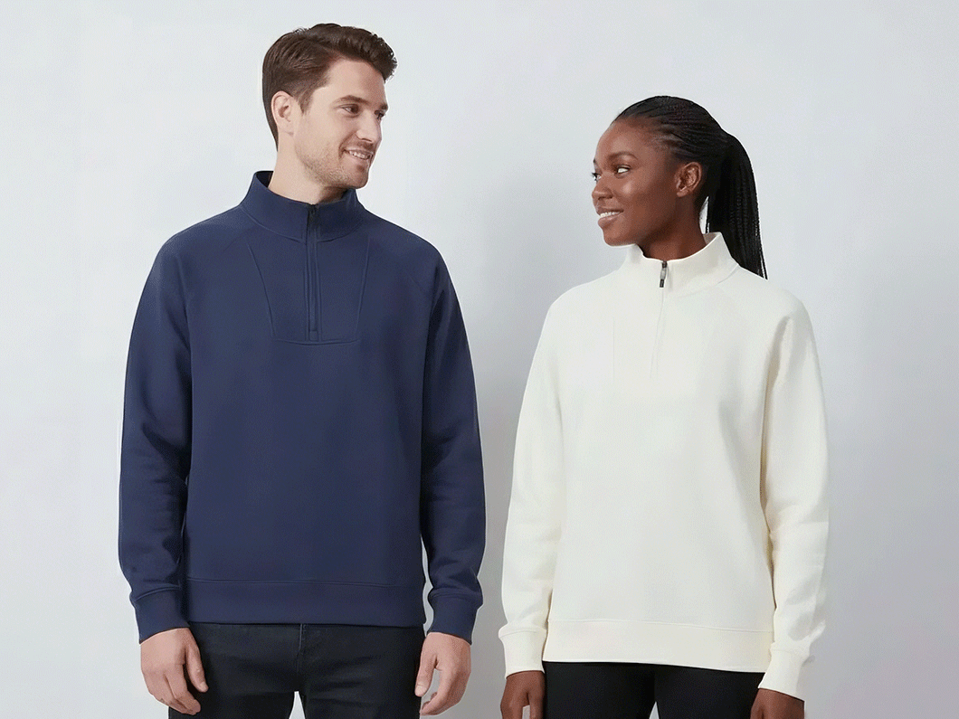 Polished Quarter-Zip Sweatshirt - View 2
