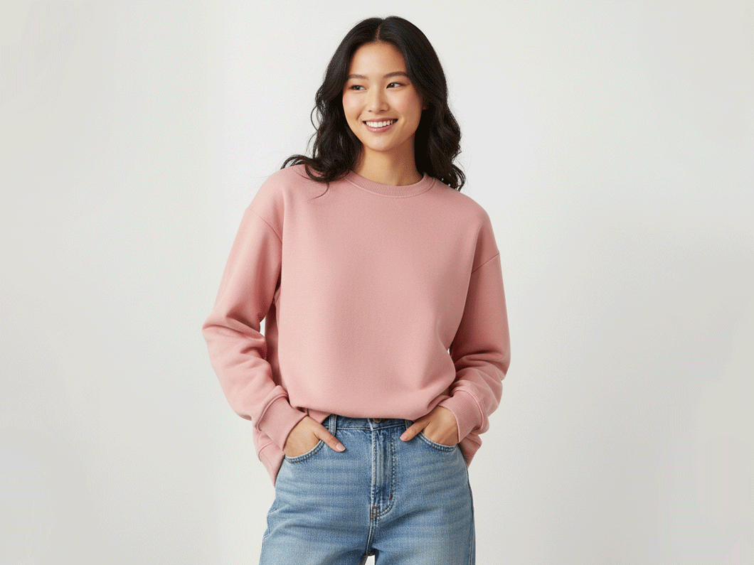 Heavyweight Cotton-Face Sweatshirt - View 1