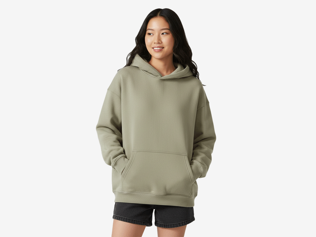 Cotton Face Hoodie - View 2
