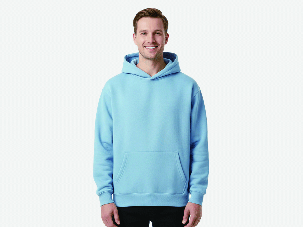 Cotton Face Hoodie - View 3