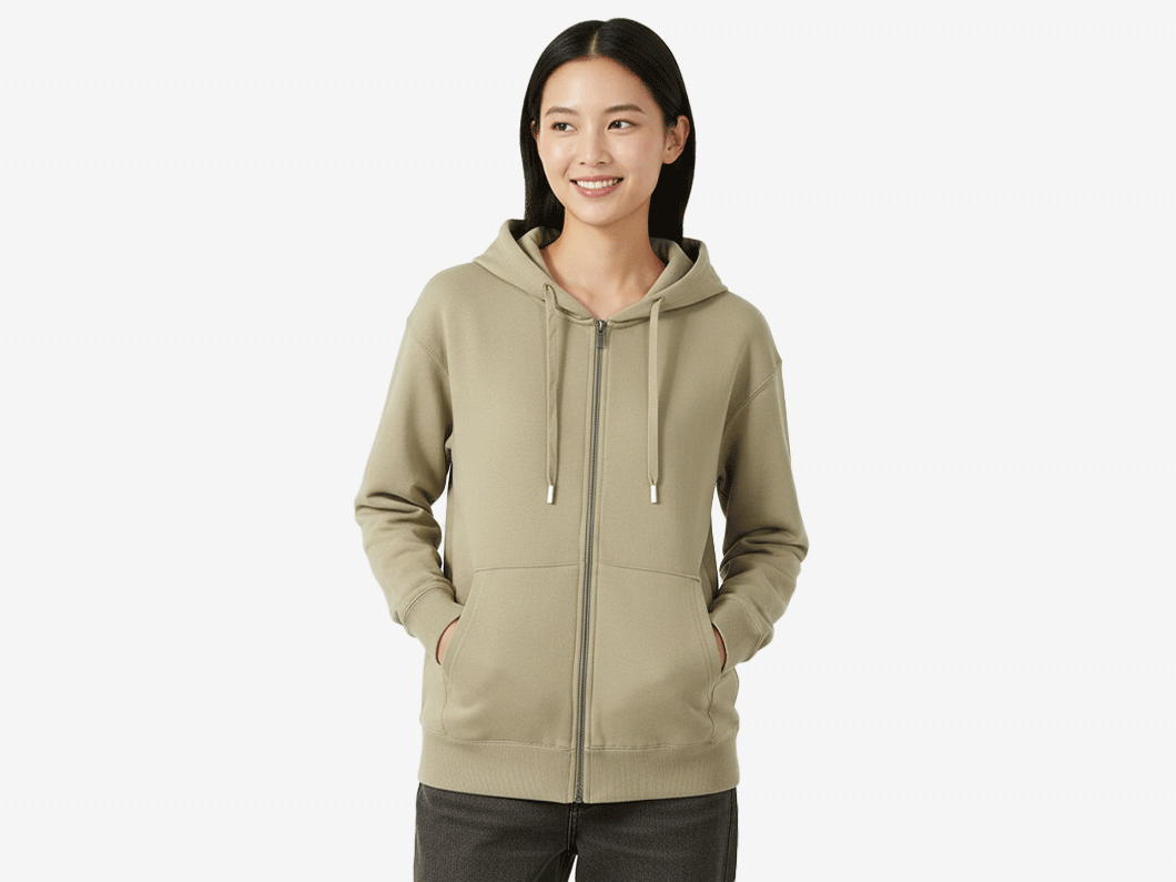 Classic Full-Zip Hoodie - View 3