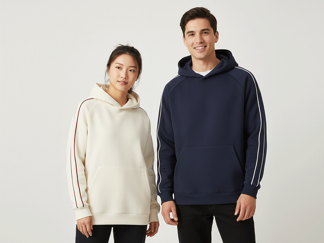 Piped Raglan Hoodie