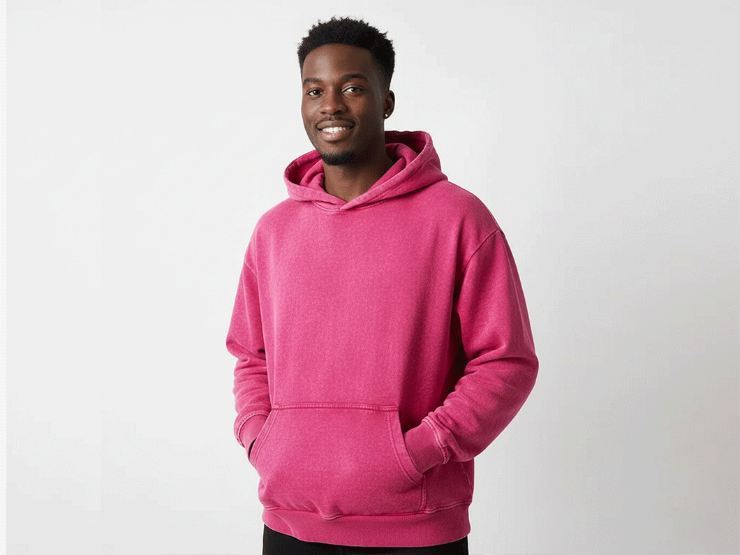 Vintage Washed Oversized Hoodie - View 3