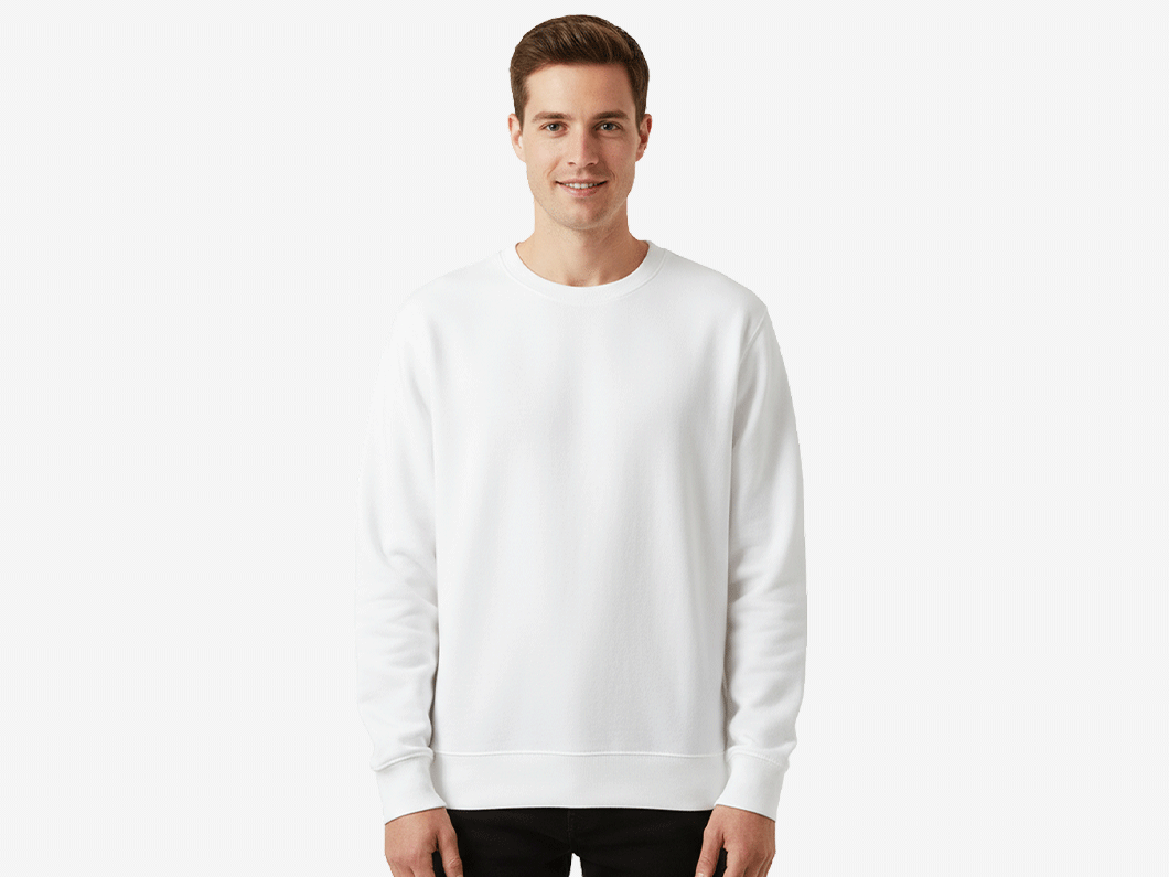 Minimalist Crewneck Sweatshirt - View 3