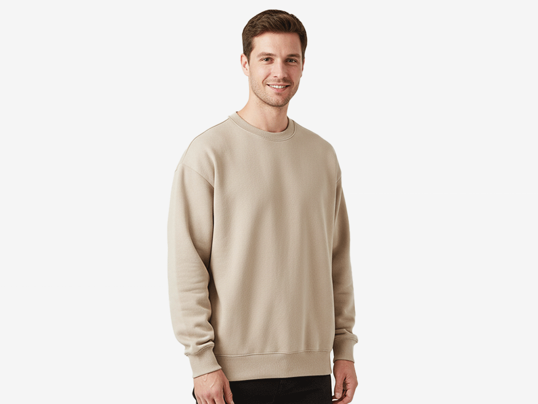 Relaxed Cotton Sweatshirt - View 3