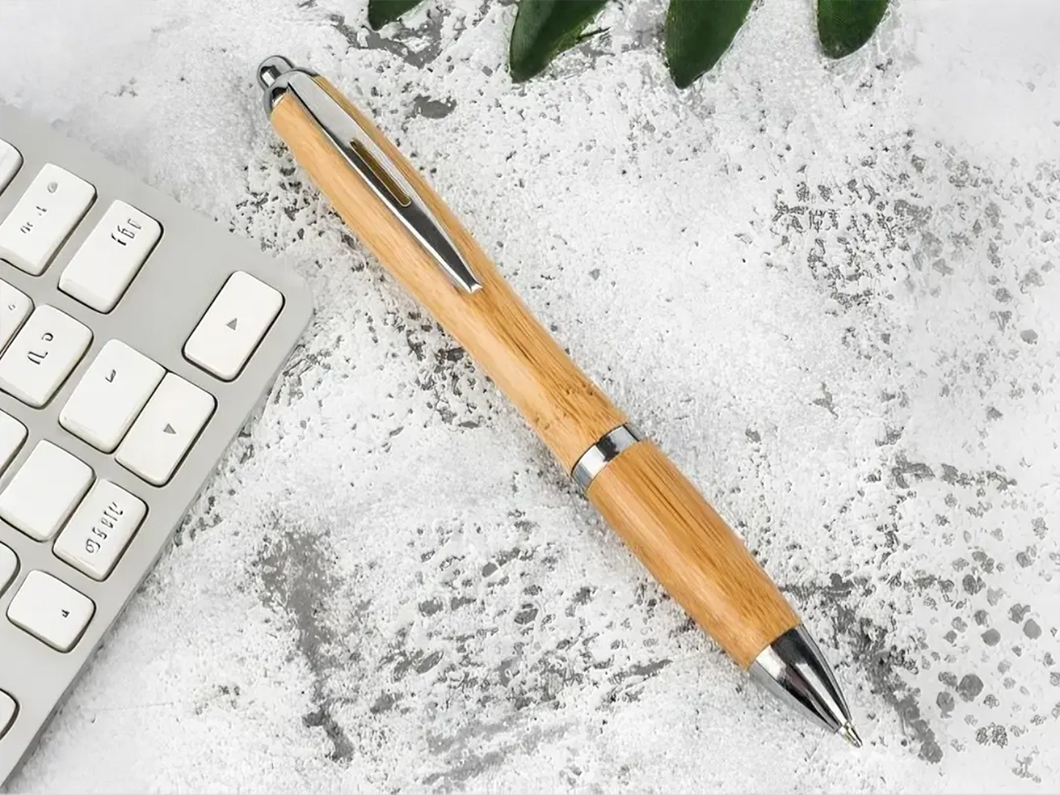 Bamboo Fiber Ballpoint Pen - View 2