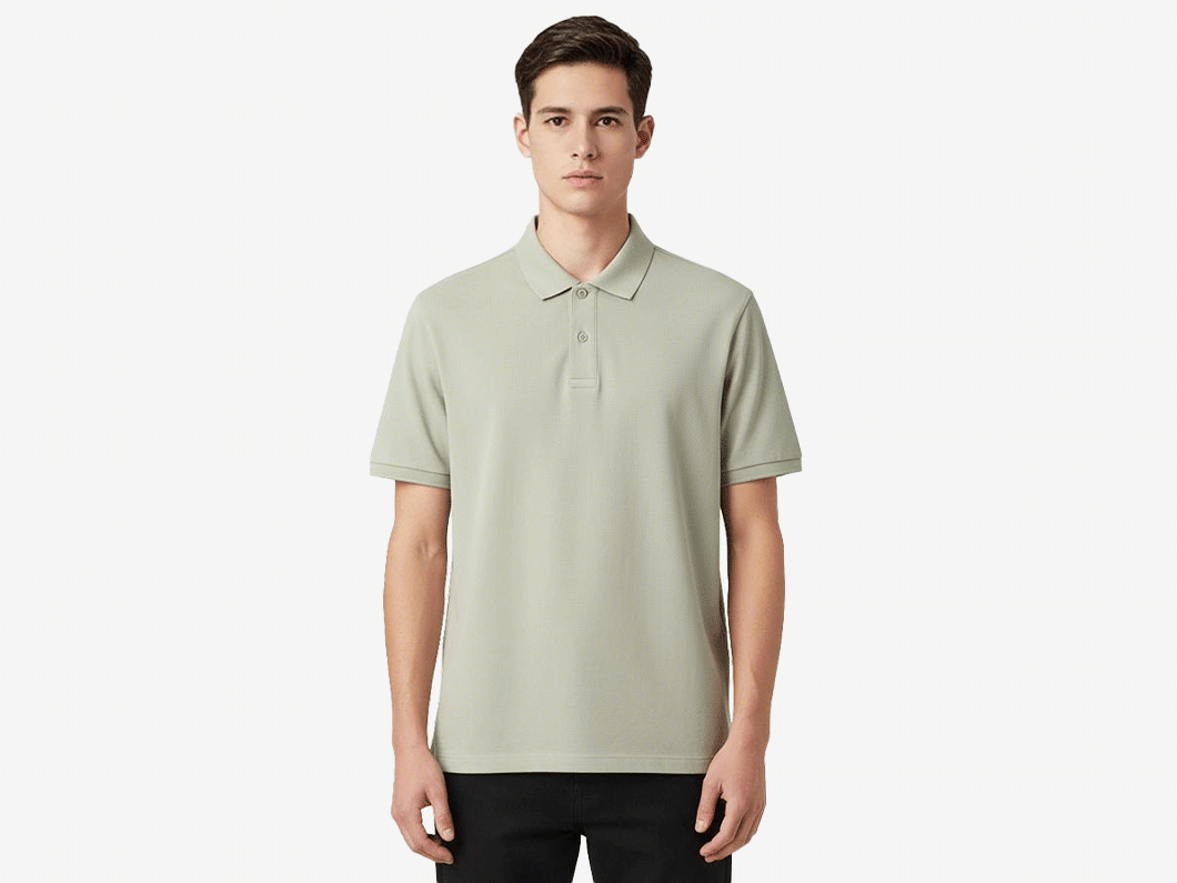 Structured Cotton Pique Polo Shirt
