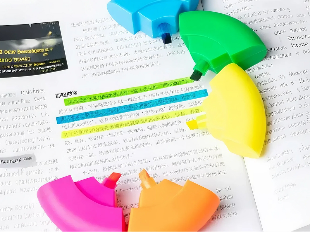 5 Color Round Highlighter - View 2