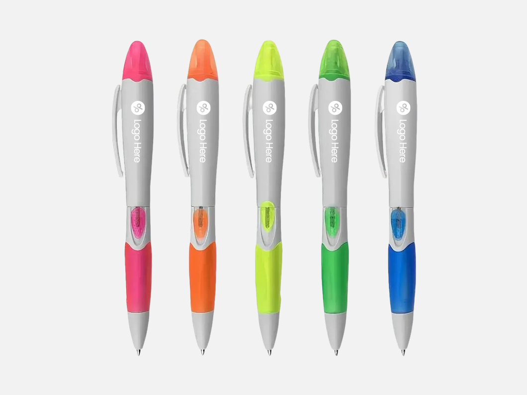 Ballpoint & Highlighter Pen - View 1