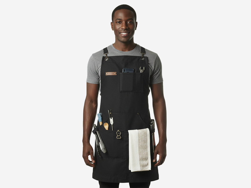 Heavy Duty Canvas BBQ Apron - View 2