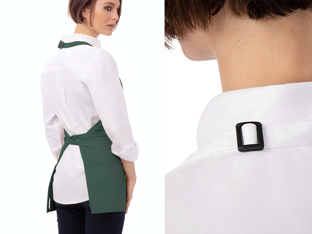 Barista Short Bib Apron - View 4