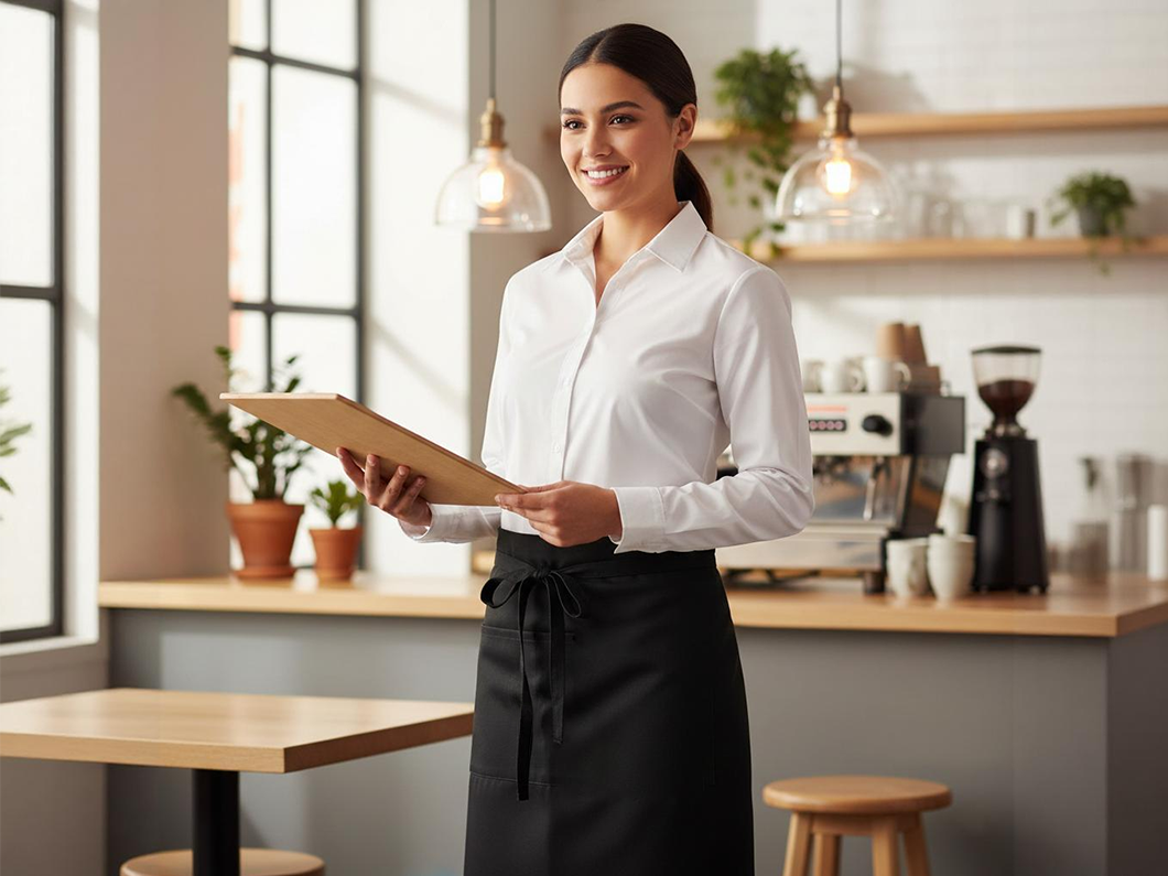 Long Waist Server Apron