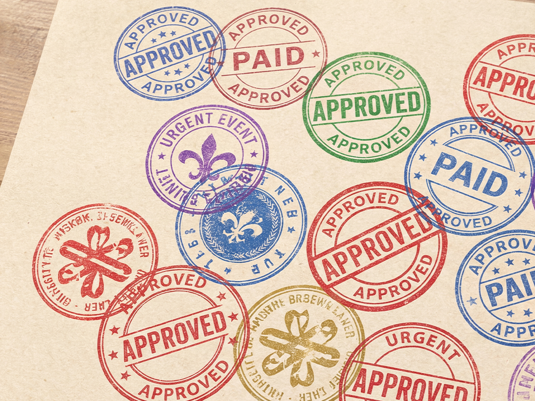 Circle Self-Inking Stamps - View 5