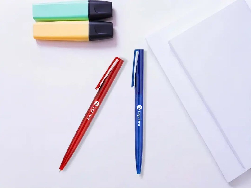 Translucent Twist Ballpoint Pen - View 2