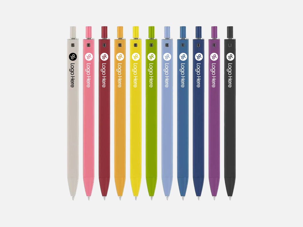 Solid Color Ballpoint Pen - View 1