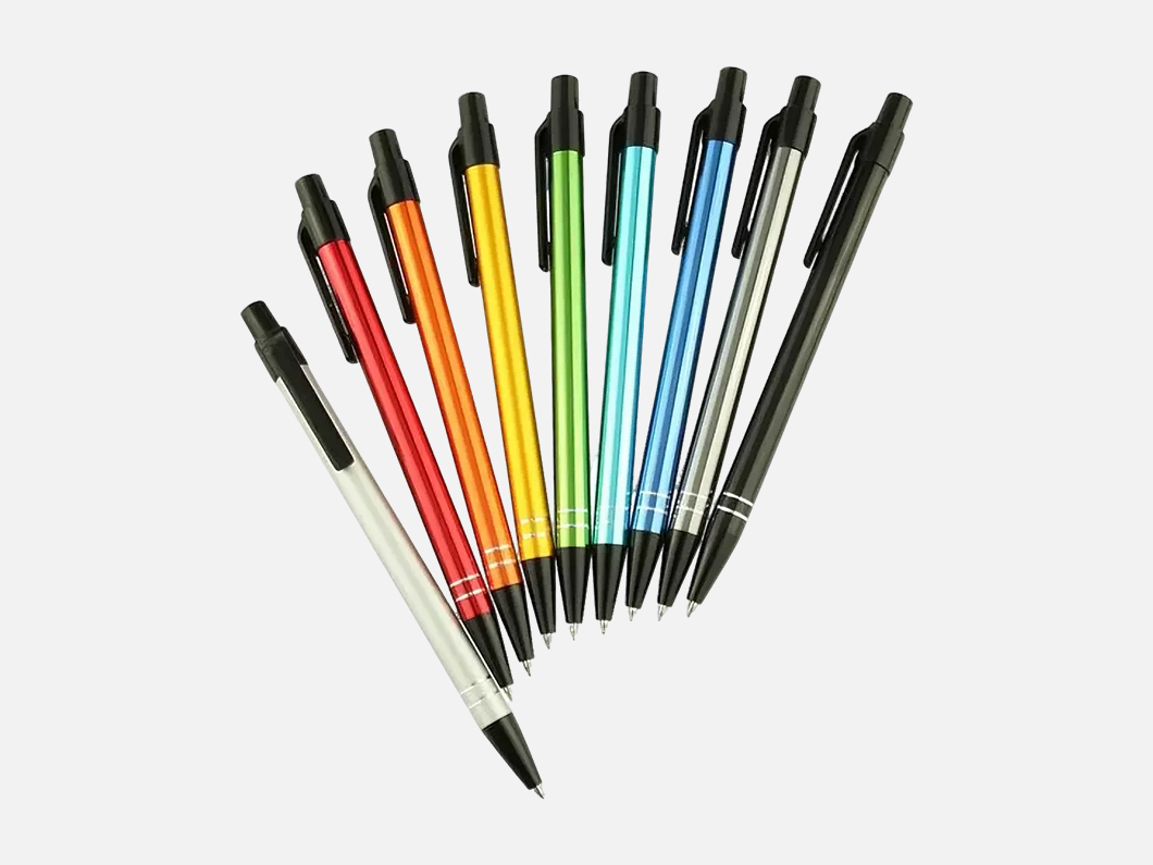 Anodized Aluminum Click Ballpoint Pen - View 2