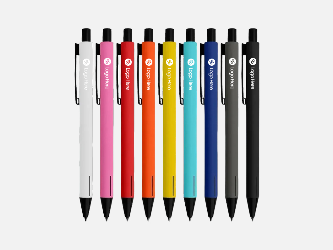 Matte Aluminum Click Pen - View 1