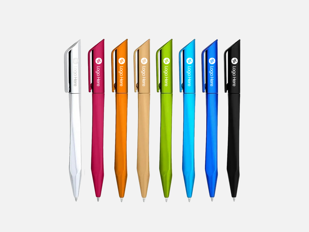 Faceted Barrel Twist Pen - View 1