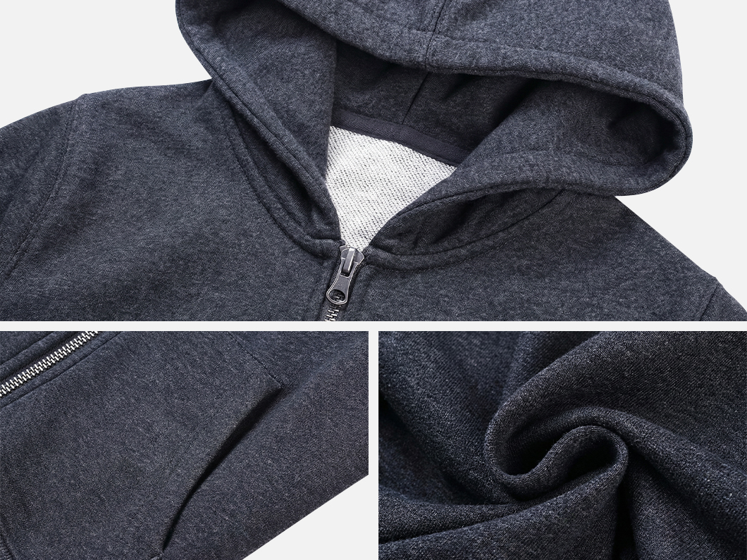 French Terry Zip Hoodie - View 4