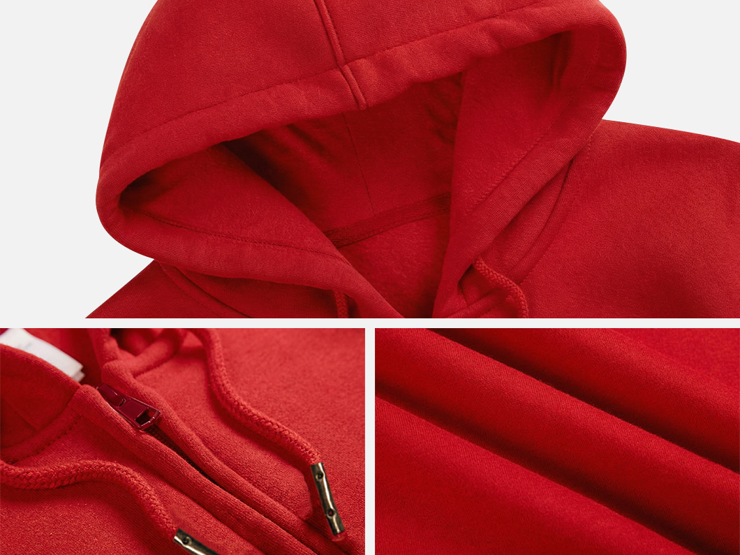 Casual Fleece Zip Hoodie - View 4