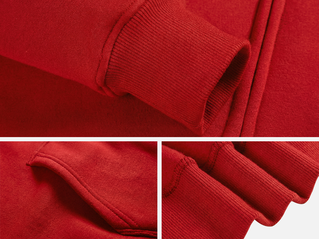 Casual Fleece Zip Hoodie - View 5
