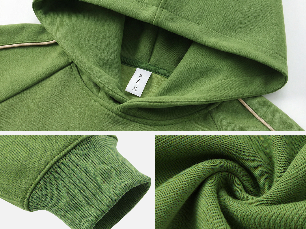 Piped Raglan Hoodie - View 4