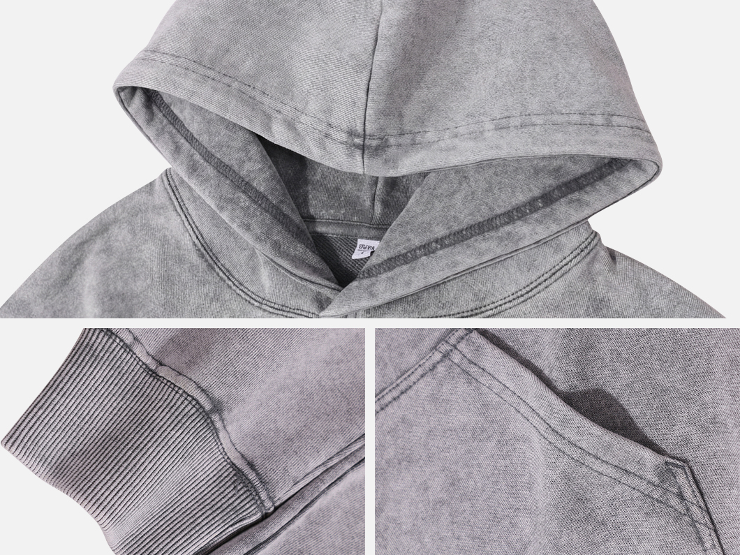 Heavy Vintage Washed Hoodie - View 4
