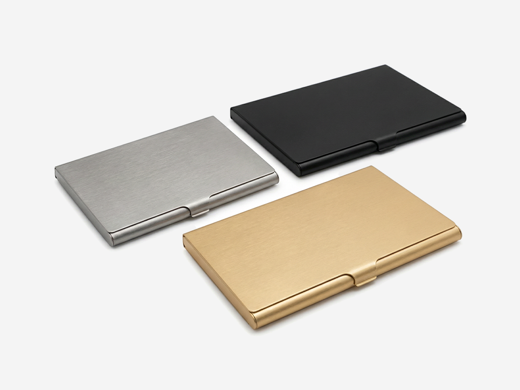 Aluminum Business Card Holder - View 4