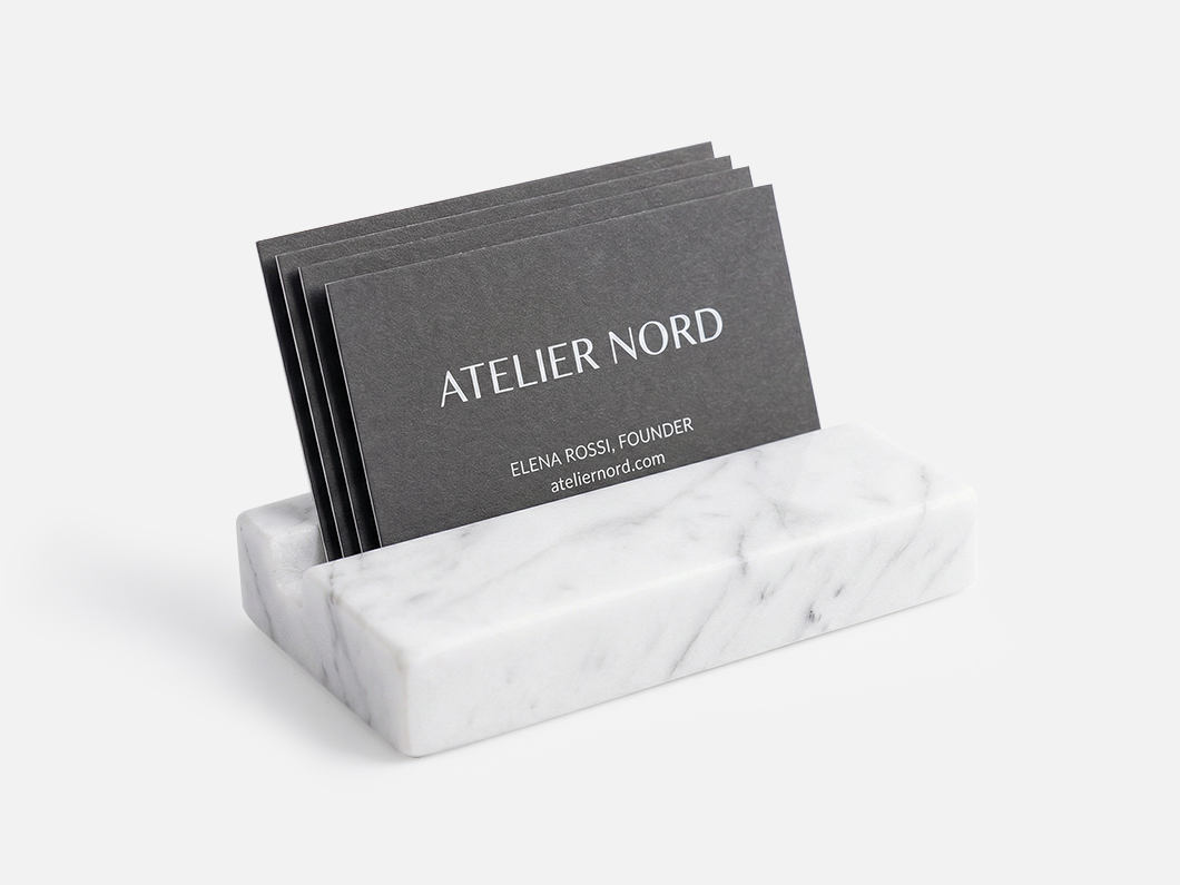 Marble Business Card Holder - View 2