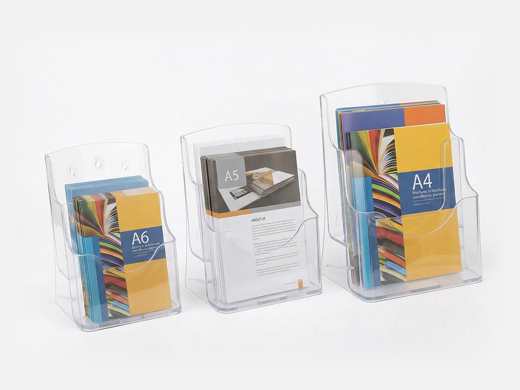 Acrylic Brochure & Flyer Holder - View 3