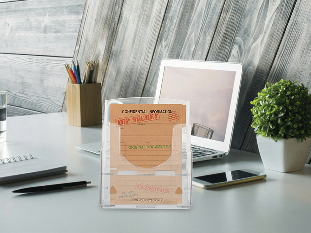 Acrylic Brochure & Flyer Holder - View 6