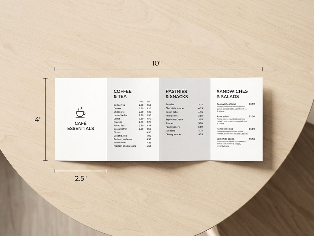Pocket Menus - View 4
