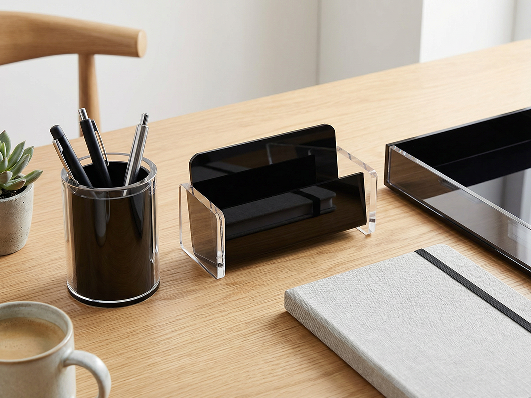Acrylic Sticky Note Holders - View 3