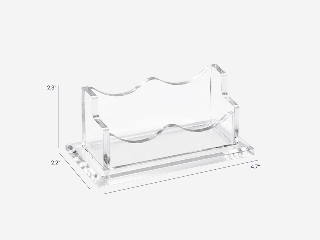 Multi Pocket Acrylic Business Card Holder - View 6